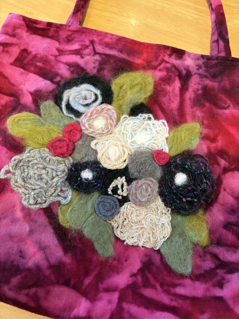 Wool bouquet bag 03